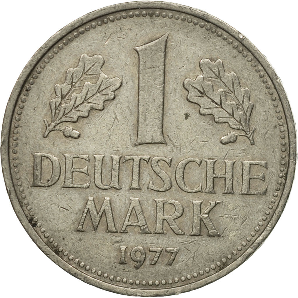 Münze, Bundesrepublik Deutschland, Mark, 1977, Munich, SS, Copper-nickel