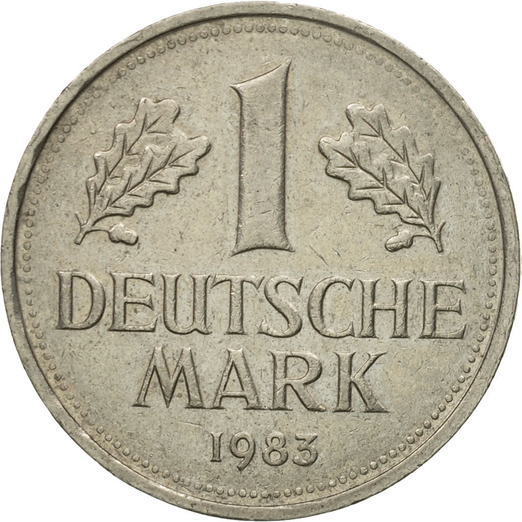 Coin, GERMANY - FEDERAL REPUBLIC, Mark, 1983, Stuttgart, EF(40-45)