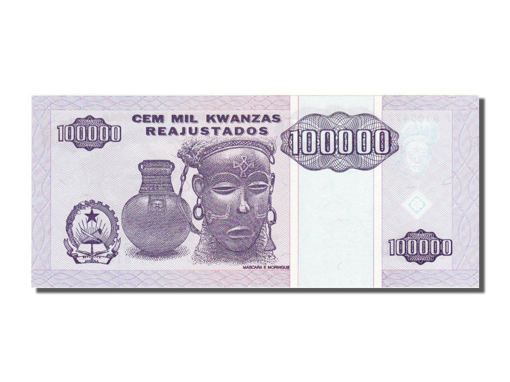 Banconote, Angola, 100,000 Kwanzas Reajustados, 1995, 1995-05-01, FDS