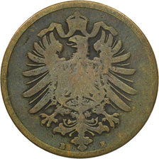 Coin, GERMANY - EMPIRE, Wilhelm I, 2 Pfennig, 1875, Munich, VF(30-35), Copper