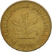 Moneta, Niemcy - RFN, 5 Pfennig, 1970, Munich, VF(30-35), Mosiądz powlekany
