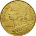 Moneta, Francja, Marianne, 10 Centimes, 1975, Paris, EF(40-45), Aluminium-Brąz