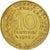 Coin, France, Marianne, 10 Centimes, 1975, Paris, EF(40-45), Aluminum-Bronze
