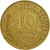 Moneta, Francja, Marianne, 10 Centimes, 1971, Paris, VF(30-35), Aluminium-Brąz