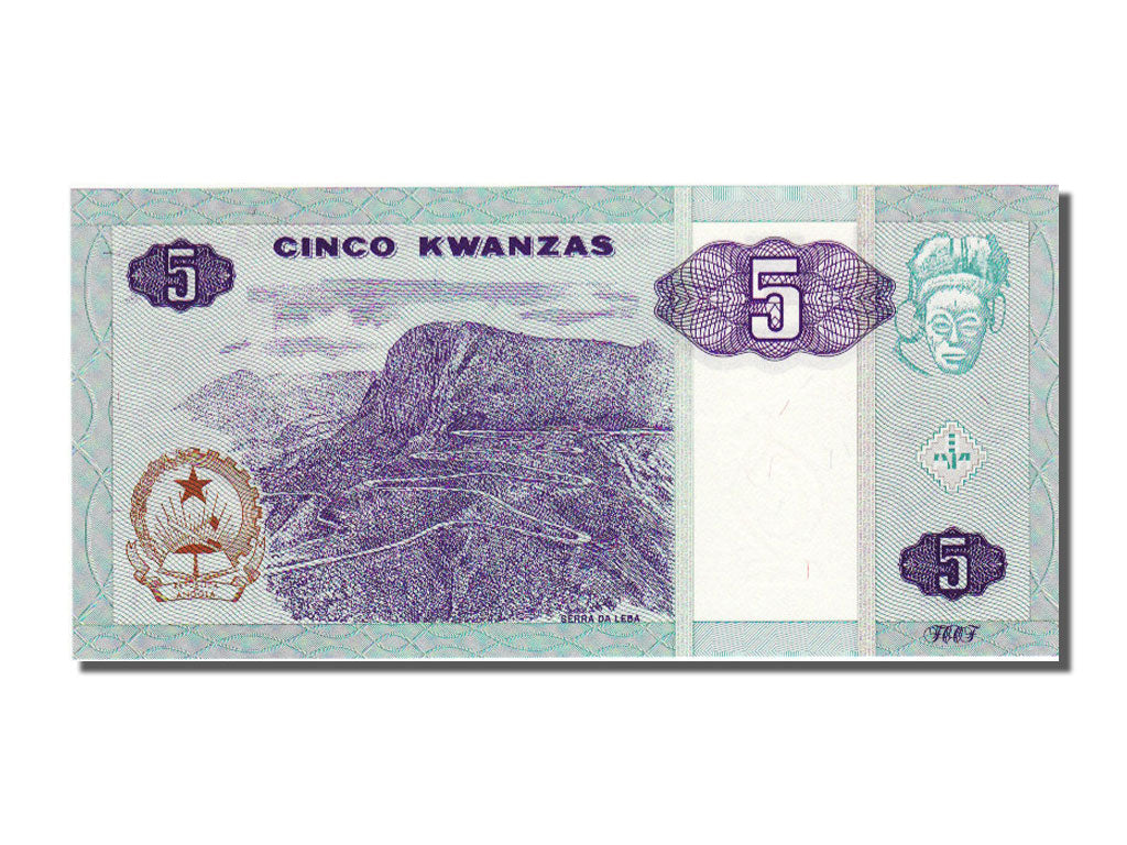 Angola, 5 Kwanzas, 1999, KM #144a, 1999-10-01, UNC(65-70), 003639334