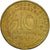 Moneda, Francia, Marianne, 10 Centimes, 1967, Paris, BC+, Aluminio - bronce