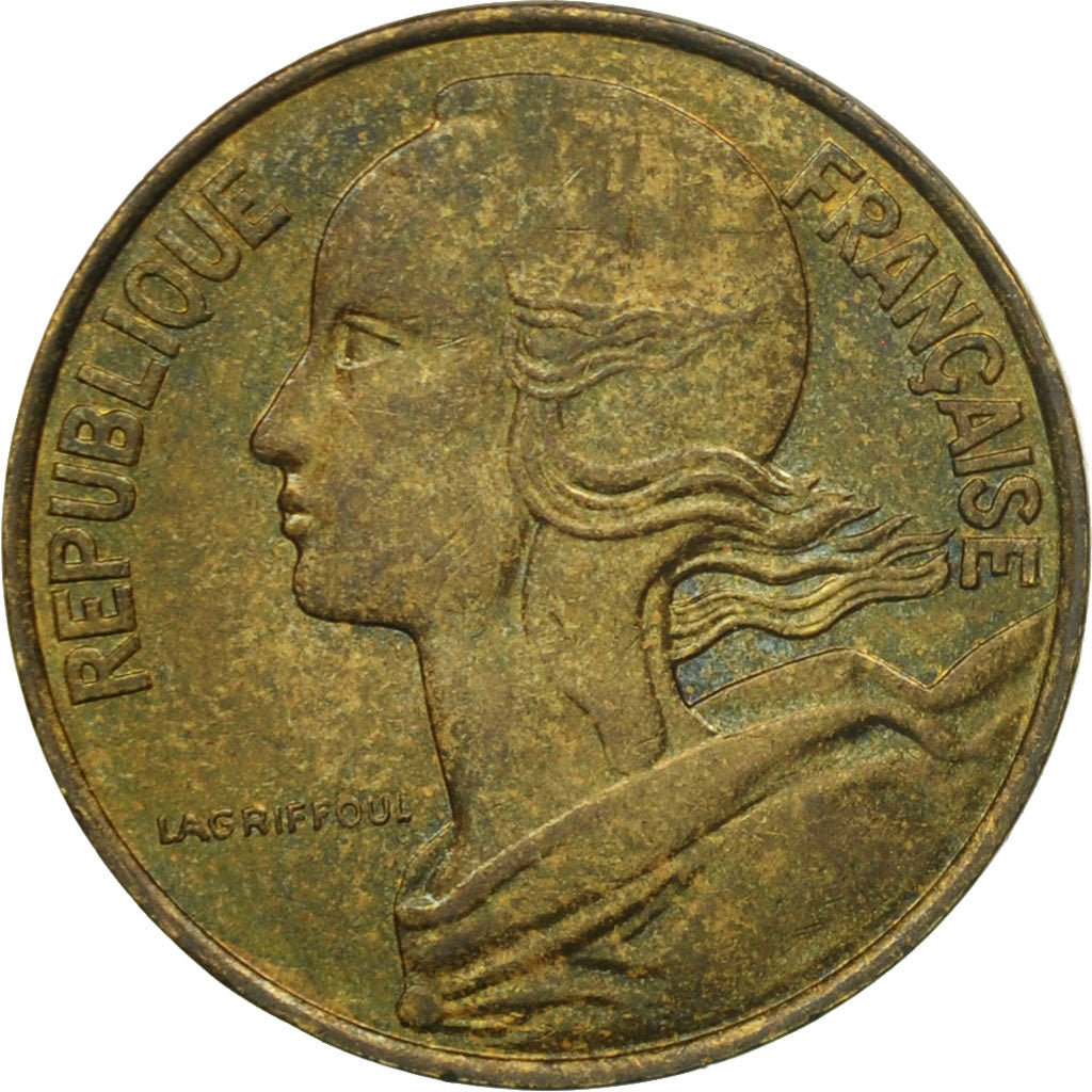 Moneda, Francia, Marianne, 10 Centimes, 1994, Paris, BC+, Aluminio - bronce