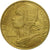 Moneta, Francja, Marianne, 10 Centimes, 1987, Paris, VF(30-35), Aluminium-Brąz