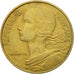 Moneta, Francja, Marianne, 10 Centimes, 1977, Paris, EF(40-45), Aluminium-Brąz