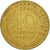 Moneta, Francja, Marianne, 10 Centimes, 1977, Paris, EF(40-45), Aluminium-Brąz