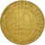 Moneda, Francia, Marianne, 10 Centimes, 1977, Paris, MBC, Aluminio - bronce