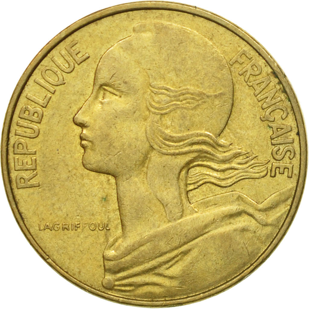 Coin, France, Marianne, 10 Centimes, 1980, Paris, EF(40-45), Aluminum-Bronze