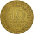 Moneta, Francja, Marianne, 10 Centimes, 1980, Paris, VF(30-35), Aluminium-Brąz