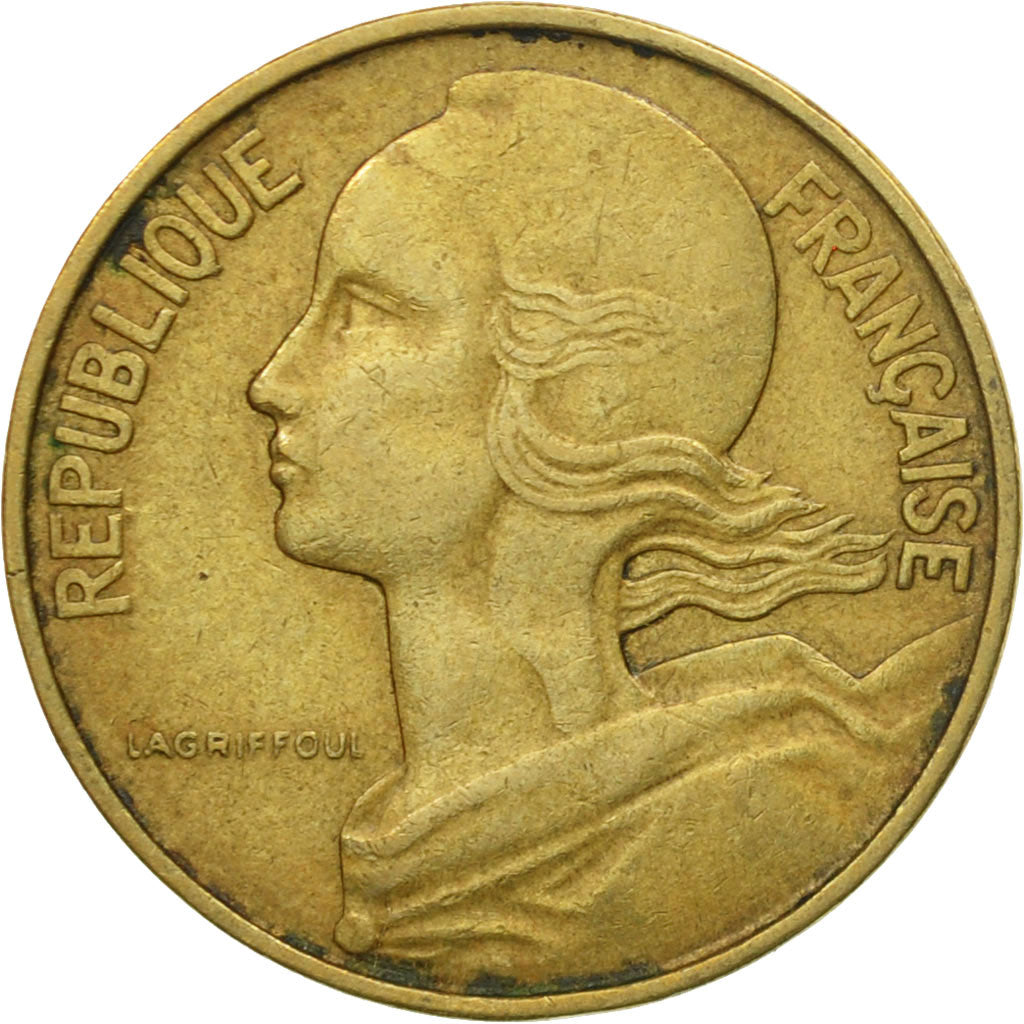 Coin, France, Marianne, 10 Centimes, 1973, Paris, EF(40-45), Aluminum-Bronze