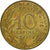 Moneta, Francja, Marianne, 10 Centimes, 1991, Paris, VF(30-35), Aluminium-Brąz