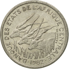 Coin, Central African States, 50 Francs, 1982, Paris, EF(40-45), Nickel, KM:11