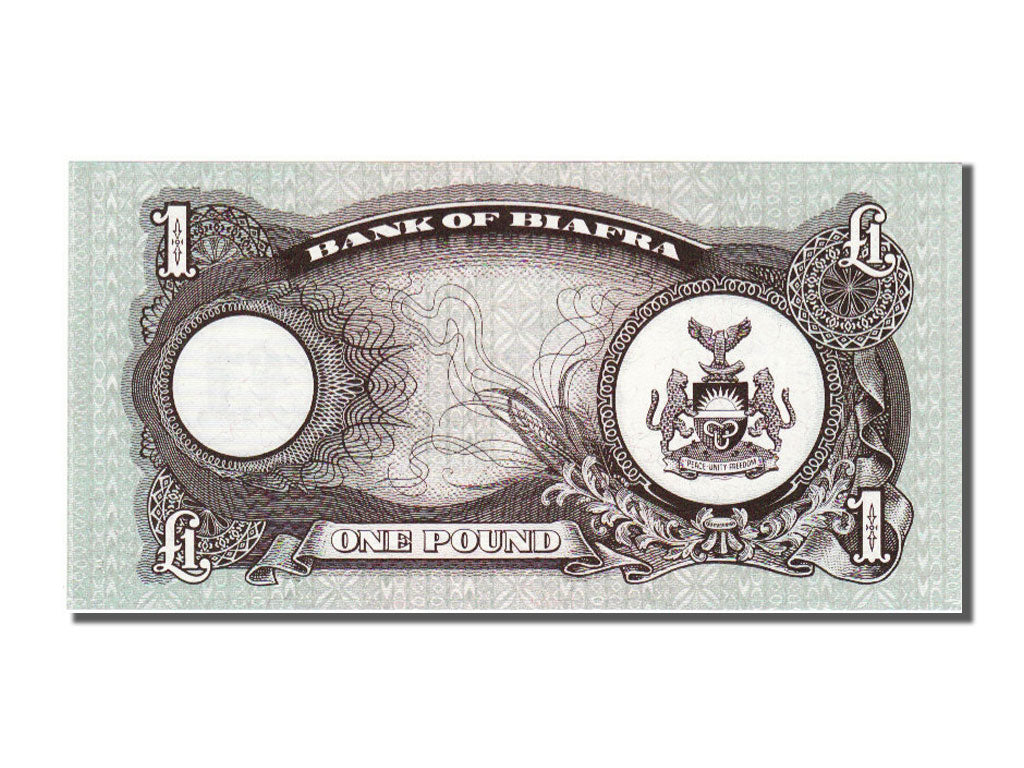 Biafra, 1 Pound, 1968, FDS