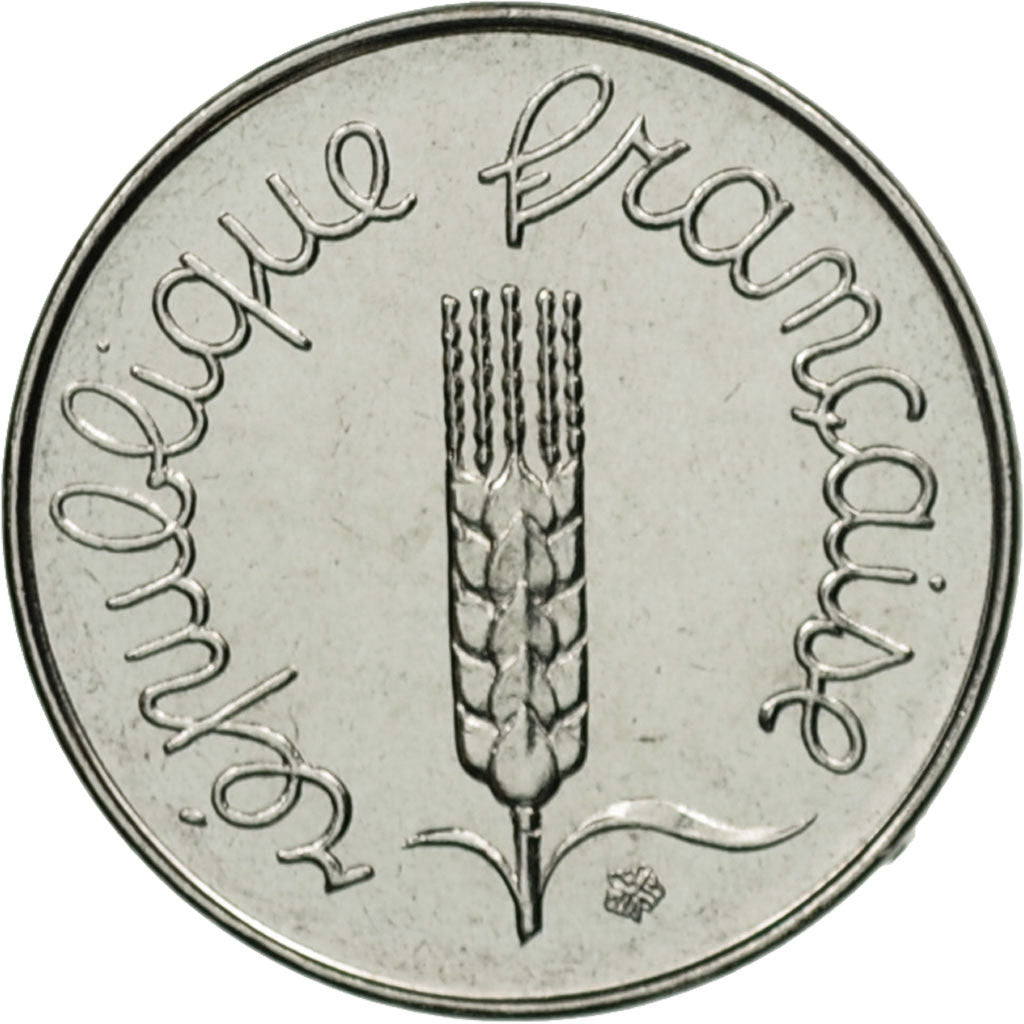Moneta, Francia, Épi, Centime, 1977, Paris, FDC, Acciaio inossidabile, KM:928
