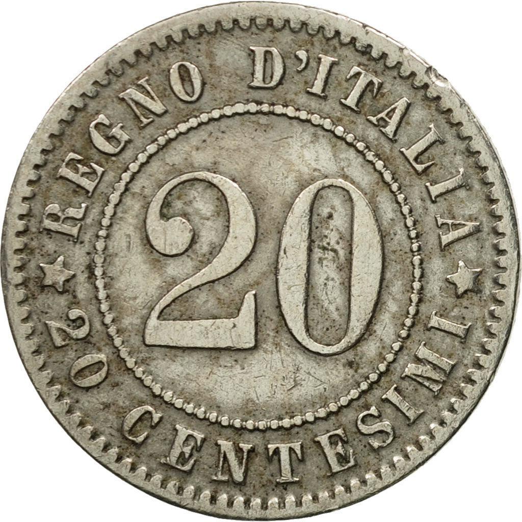 Münze, Italien, Umberto I, 20 Centesimi, 1894, Berlin, S+, Copper-nickel