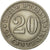 Coin, Italy, Umberto I, 20 Centesimi, 1894, Rome, EF(40-45), Copper-nickel