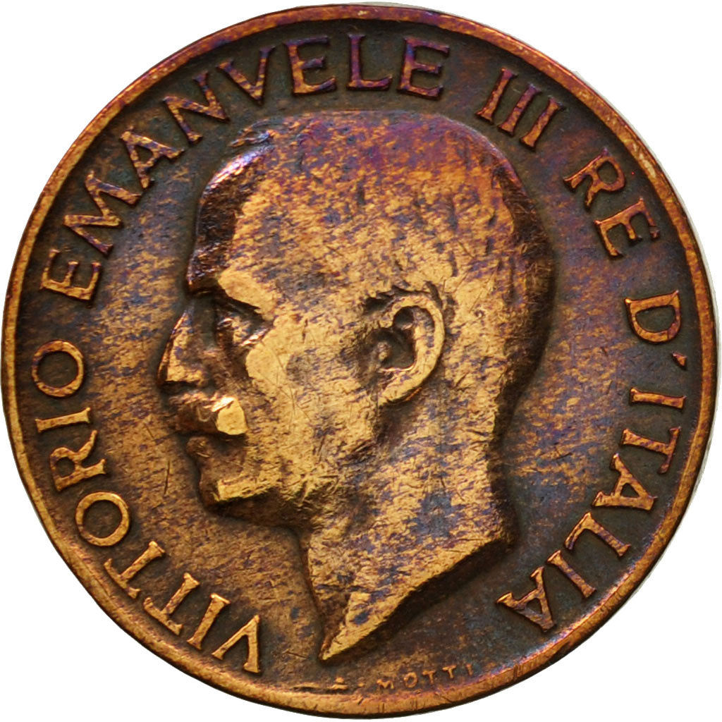 Moneta, Italia, Vittorio Emanuele III, 5 Centesimi, 1930, Rome, MB+, Bronzo