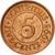 Moneta, Mauritius, 5 Cents, 1995, MB+, Acciaio placcato rame, KM:52