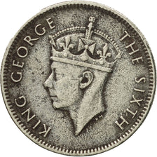 Monnaie, Mauritius, George VI, 1/4 Rupee, 1950, TB+, Copper-nickel, KM:27