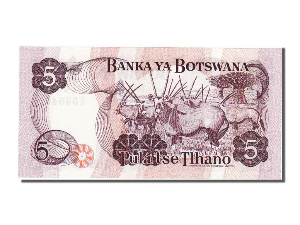 Botswana, 5 Pula, 1982, KM #8b, UNC(65-70), C6558461