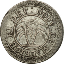 Monnaie, Mauritius, 50 Sous, 1822, TB+, Argent, KM:2