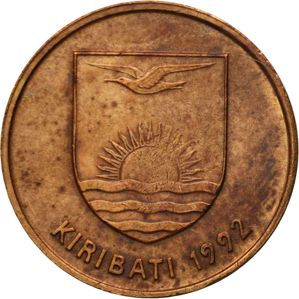 Munten, Kiribati, Cent, 1992, British Royal Mint, FR+, Bronze, KM:1