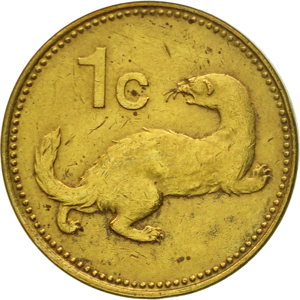 Munten, Malta, Cent, 1986, FR+, Nickel-brass, KM:78