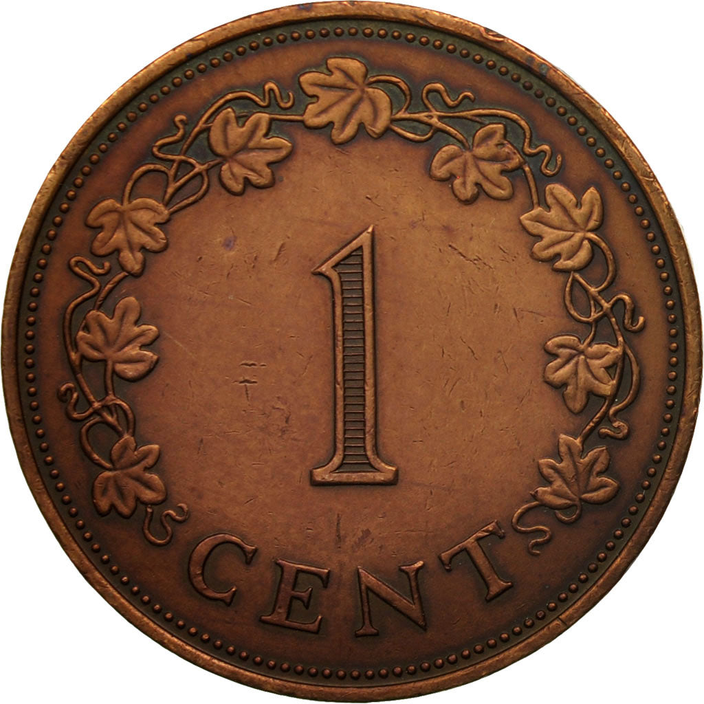Monnaie, Malte, Cent, 1972, British Royal Mint, TB+, Bronze, KM:8