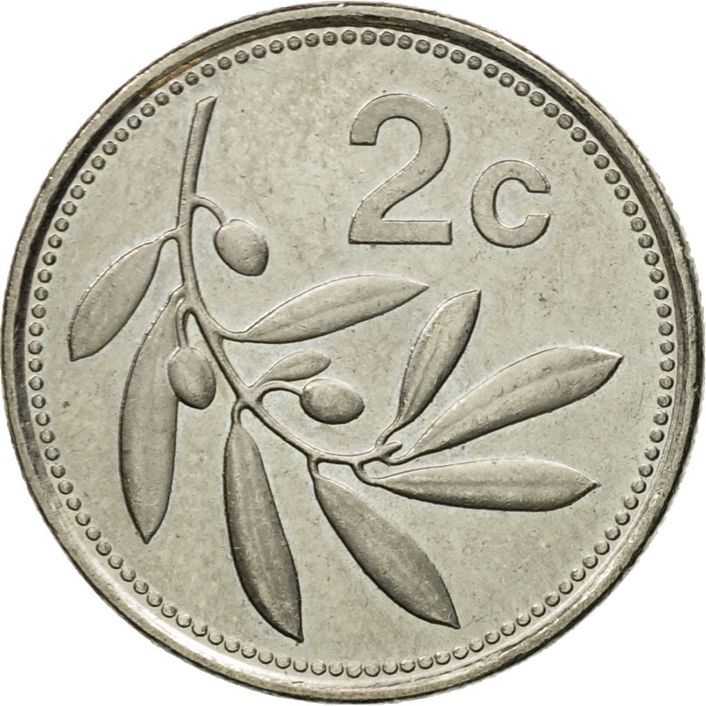 Moneta, Malta, 2 Cents, 2002, MB+, Rame-nichel, KM:94