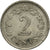 Münze, Malta, 2 Cents, 1977, British Royal Mint, S+, Copper-nickel, KM:9