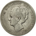 Moneda, Países Bajos, Wilhelmina I, Gulden, 1922, BC+, Plata, KM:161.1