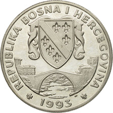 Coin, BOSNIA-HERZEGOVINA, 500 Dinara, 1993, British Royal Mint, EF(40-45)