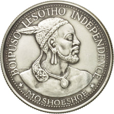 Moneda, Lesotho, Moshoeshoe II, 50 Licente, Lisente, 1966, MBC, Plata, KM:4.1