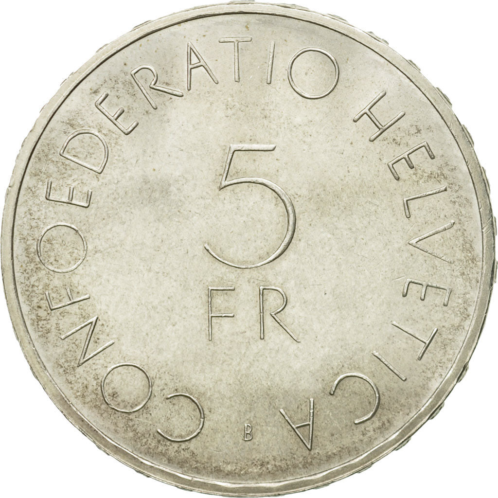 Moneta, Svizzera, 5 Francs, 1963, Bern, MB+, Argento, KM:51