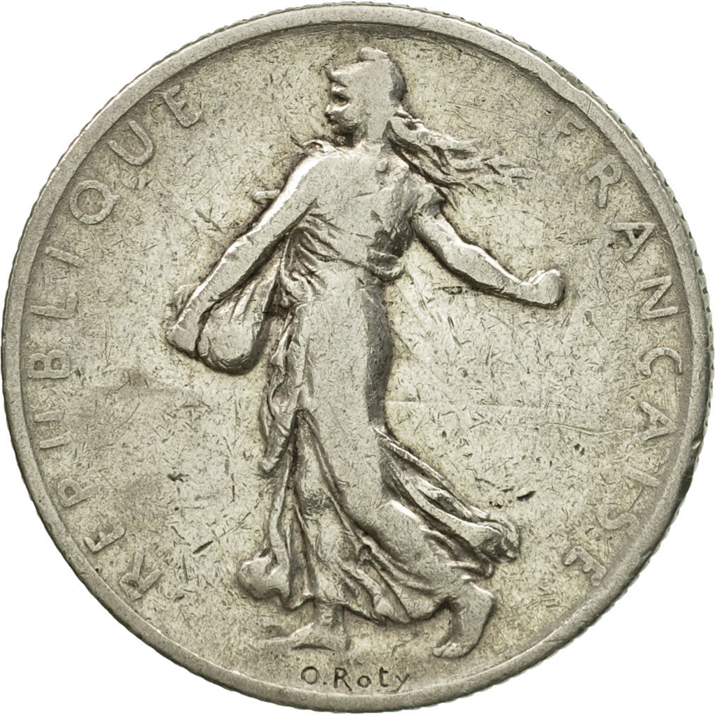 Munten, Frankrijk, Semeuse, 2 Francs, 1901, Paris, FR+, Zilver, KM:845.1