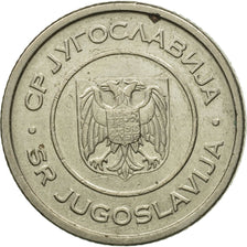 Monnaie, Yougoslavie, Dinar, 2002, Belgrade, TTB, Copper-Nickel-Zinc, KM:180