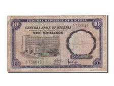 Nigeria, 10 Shillings, VF(30-35), A43736649