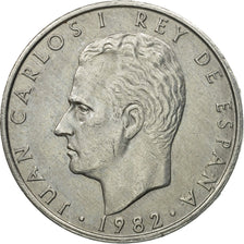 Moneta, Spagna, Juan Carlos I, 2 Pesetas, 1982, BB, Alluminio, KM:822