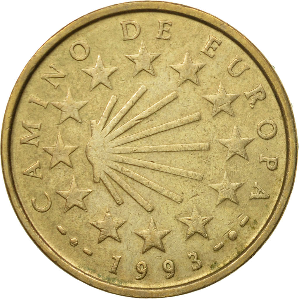 Moneta, Spagna, Juan Carlos I, 100 Pesetas, 1993, Madrid, BB, Alluminio-bronzo