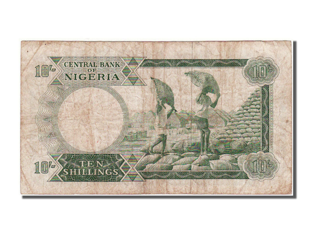 Nigeria, 10 Shillings, VF(30-35)