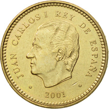Moneta, Spagna, Juan Carlos I, 100 Pesetas, 2001, Madrid, BB, Alluminio-bronzo