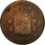 Moneda, España, Alfonso XII, 5 Centimos, 1877, Madrid, BC+, Bronce, KM:674