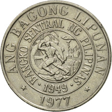 Moneta, Filippine, 25 Sentimos, 1977, BB, Rame-nichel, KM:208