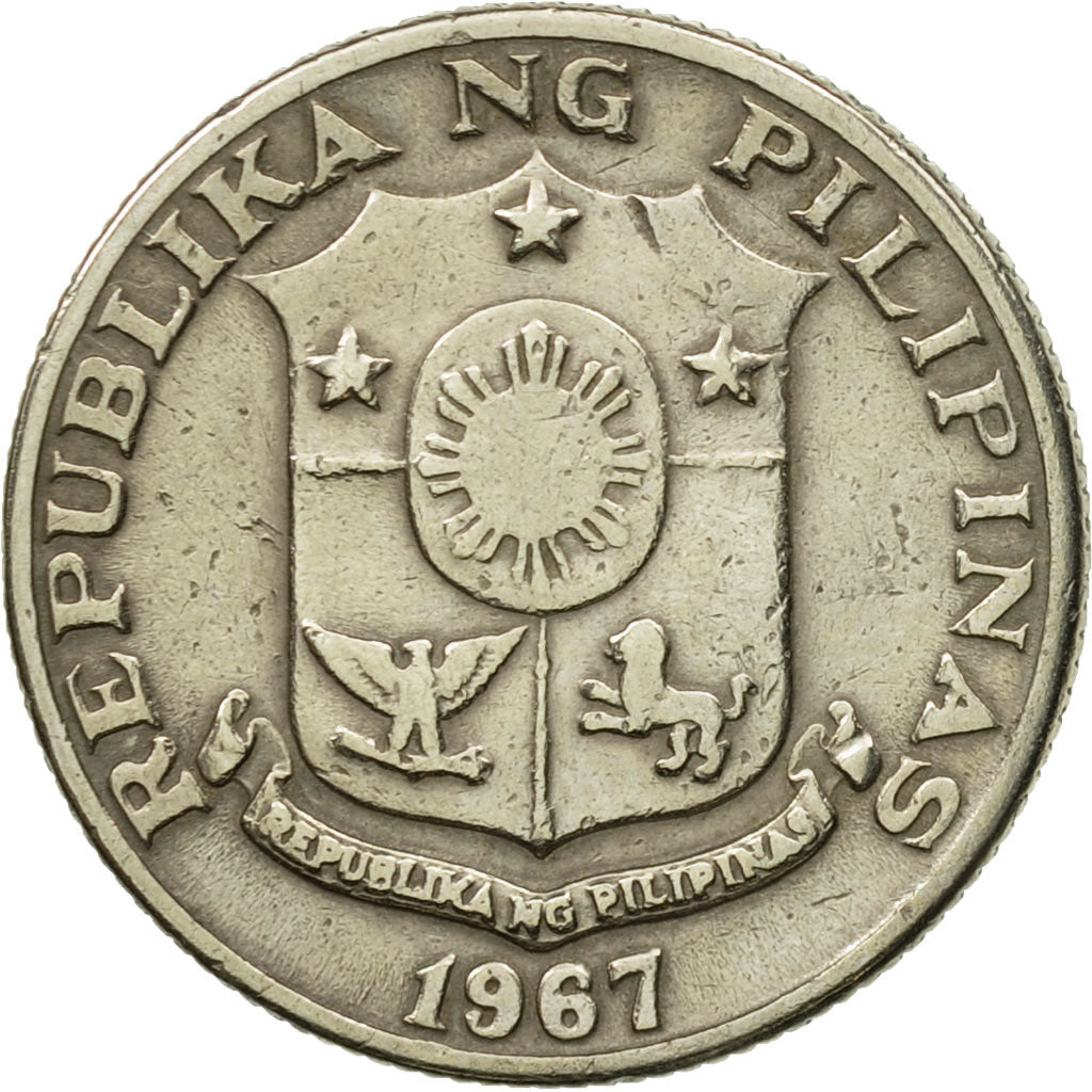 Monnaie, Philippines, 25 Sentimos, 1967, TTB, Copper-Nickel-Zinc, KM:199