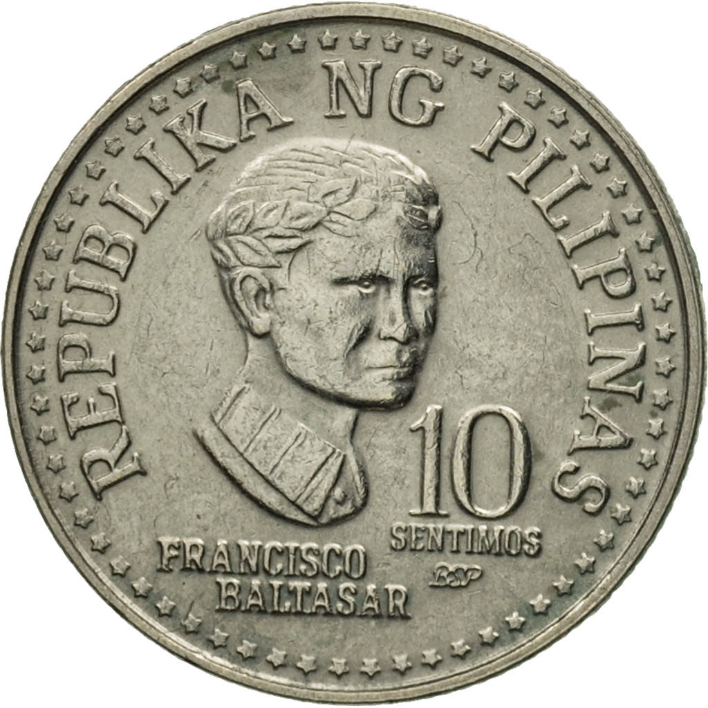 Coin, Philippines, 10 Sentimos, 1980, VF(20-25), Copper-nickel, KM:226