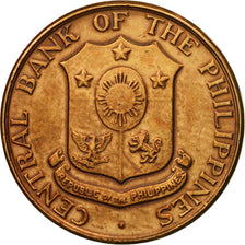 Moneda, Filipinas, Centavo, 1960, BC+, Bronce, KM:186
